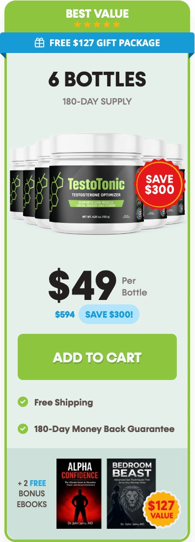 TestoTonic 6 bottles